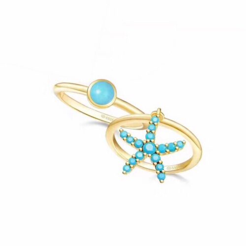 Sterling silver turquoise ring R775