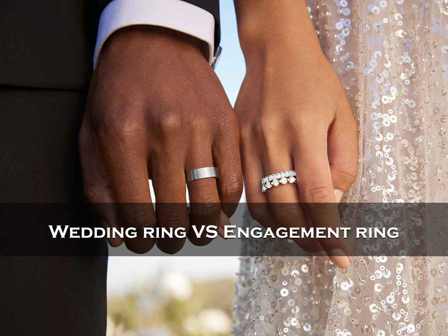 diffrence between engagement ring and wedding ring